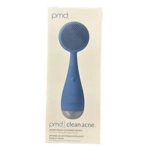 PMD Clean Acne Smart Facial Cleansing Device Blue Light Therapy Sonic Cleanser